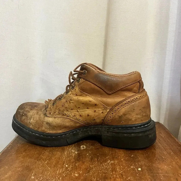 Twisted X Steel Toe EZ Rider Boots Leather Work Chore Barn Equestrian Riding 7 M - Picture 8 of 16